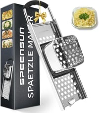 SPEENSUN Spätzle Slicer rozsdamentes acél, gumis fogantyú, mosogatógépben mosható 1