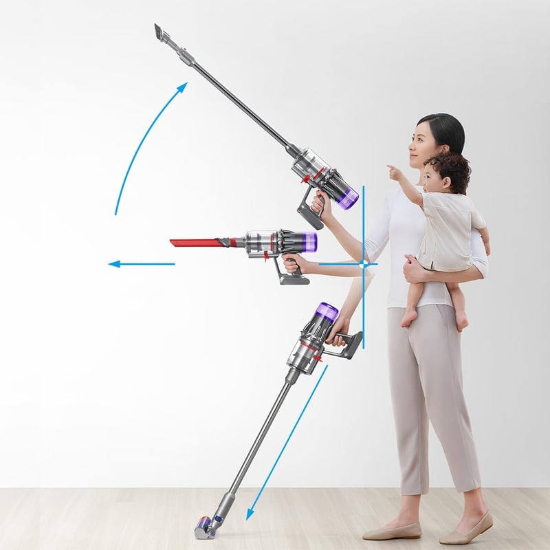 SpeHiate Dyson V12 Detect Slim cső 74cm teleszkópos hosszabbító fekete