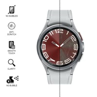 Ochranné tvrdené sklo na displej SPGUARD pre Samsung Galaxy Watch 6 Classic 43 mm - 4 ks 7