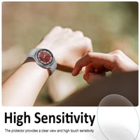 Ochranné tvrdené sklo na displej SPGUARD pre Samsung Galaxy Watch 6 Classic 43 mm - 4 ks 3