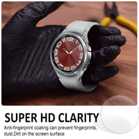 Ochranné tvrdené sklo na displej SPGUARD pre Samsung Galaxy Watch 6 Classic 43 mm - 4 ks 5