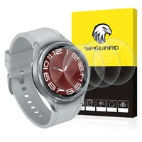 Ochranné tvrdené sklo na displej SPGUARD pre Samsung Galaxy Watch 6 Classic 43 mm - 4 ks 1