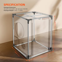 Spider Farmer 60x60x80 cm Grow Tent Aerogarden Hidropónia Rendszerhez 7
