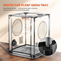 Spider Farmer 60x60x80 cm Grow Tent Aerogarden Hidropónia Rendszerhez 6