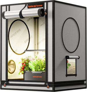 Spider Farmer 60x60x80 cm Grow Tent Aerogarden Hidropónia Rendszerhez