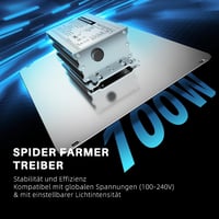 Spider Farmer SF1000D 100W LED növénylámpa, teljes spektrum, dimmelhető 6