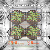 Spider Farmer SF2000Pro 200 W stmievateľné LED pestovateľské svetlo s plným spektrom pre sadenice, zeleninu a kvety 90 x 90 cm 6