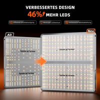 Spider Farmer SF2000Pro 200 W stmievateľné LED pestovateľské svetlo s plným spektrom pre sadenice, zeleninu a kvety 90 x 90 cm 2