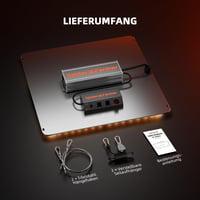 Spider Farmer SF2000Pro 200 W stmievateľné LED pestovateľské svetlo s plným spektrom pre sadenice, zeleninu a kvety 90 x 90 cm 8