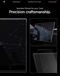 Protecție ecran din sticlă securizată Spigen Glas.tR EZ Fit pentru Tesla Model Y L, Standard, Premium 2026 și Performance 2024-2026, 16 inchi, mată, anti-amprentă, 10H+ 7
