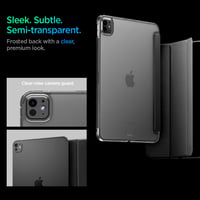 Husă Spigen Liquid Air Folio pentru iPad Pro 11 M5 M4 (2025-2024) - subțire, ușoară, funcție auto sleep/wake, compatibilă cu Apple Pencil, negru 4
