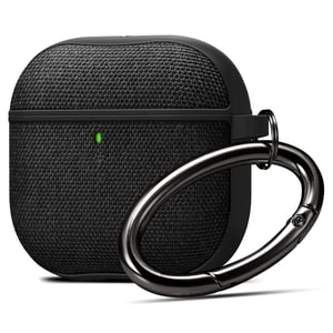 Spigen Urban Fit futrola za Apple AirPods 4 (2024) - PC kućište s najlonskom presvlakom i karabinerom, zaštita od ogrebotina, crna