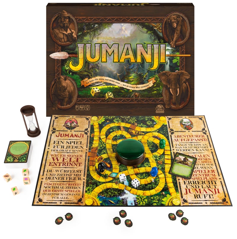 Kooperatívna dobrodružná spoločenská hra Jumanji od Spin Master Games pre 2 – 4 hráčov od 8 rokov so vzrušujúcimi výzvami