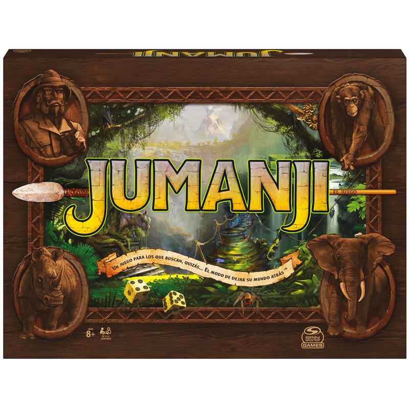 Spoločenská hra Spin Master Games JUMANJI pre rodiny – najnovšie vydanie, 2 – 4 hráči, pre deti od 8 rokov, 6065098