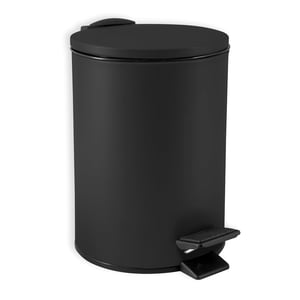 Spirella Adelar kozmetička kanta za smeće s pedalom i poklopcem, 3 L - crna