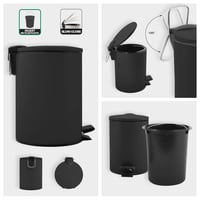 Spirella Adelar kozmetikai tárolódoboz fürdőszobai rendszerezéshez - 3L, Black 7
