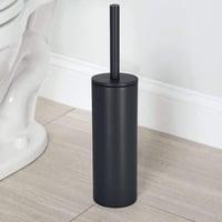 Spirella Akira WC četka s higijenskim držačem, mat crna boja, set četke za toalet za kupaonicu 8
