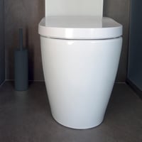 Spirella Akira WC četka s higijenskim držačem, mat crna boja, set četke za toalet za kupaonicu 9