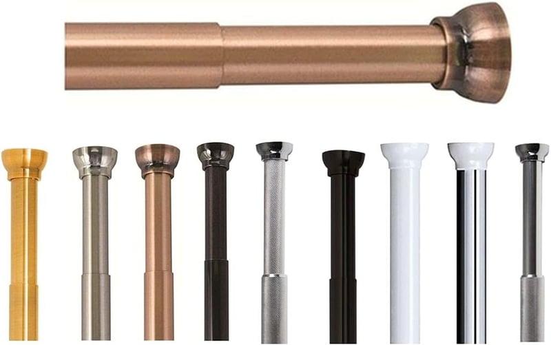 Spirella Crete zuhanyfüggöny tartó rúd, 75 - 125 cm