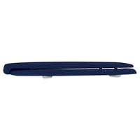 Capac WC Spirella Neela cu mecanism Soft Close, albastru închis mat, 44x37x3 cm, oval, cu balamale din ABS cromat 2