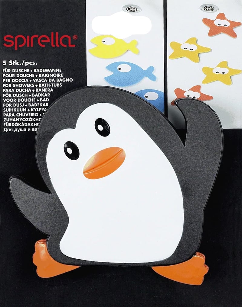 Spirella Pinguino csúszásmentes fürdőszobai szett 5 részes