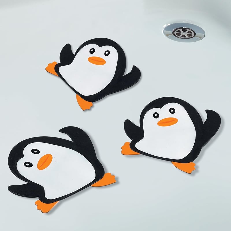 Spirella Pinguino csúszásmentes fürdőszobai szett 5 részes