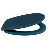 Spirella Premium ovális WC-ülőke Softclose lecsapódásgátlóval, antibakteriális Duroplast anyagból, rozsdamentes acél - Petrol matt 3