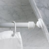 Adaptor Spirella pentru bară de perdea de duș pe perete înclinat, Ø 20 mm, alb, 1 buc. 3