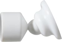 Adaptor Spirella pentru bară de perdea de duș pe perete înclinat, Ø 20 mm, alb, 1 buc. 1