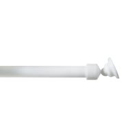 Adaptor Spirella pentru bară de perdea de duș pe perete înclinat, Ø 20 mm, alb, 1 buc. 4