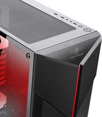 Spirit Of Gamer Clone III PC ház ARGB LED, üveg oldal, fém elülső panel, ATX/mATX/ITX - BLACK 3