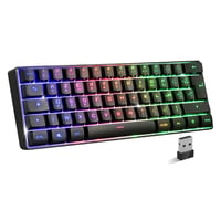 Bezdrôtová herná klávesnica SPIRIT OF GAMER Elite K50, RGB podsvietenie, 60% TKL, Azerty 1