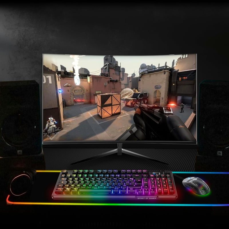 Spirit of Gamer Elite K60 Wireless Gaming Billentyűzet RGB Háttérvilágítás 360H Akkumulátor