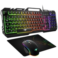 Spirit of Gamer Pro-MK5 3in1 Gaming szett - RGB billentyűzet, egér, mousepad 1