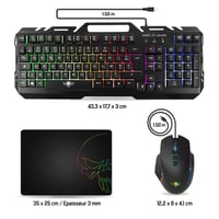 Spirit of Gamer Pro-MK5 3in1 Gaming szett - RGB billentyűzet, egér, mousepad 6