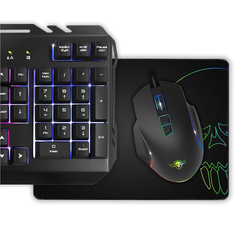 Spirit of Gamer Pro-MK5 3in1 Gaming szett - RGB billentyűzet, egér, mousepad