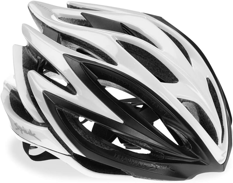 Unisex cyklistická prilba Spiuk Dharma Edition – biela/strieborná – veľkosť M-L (53-61 cm)