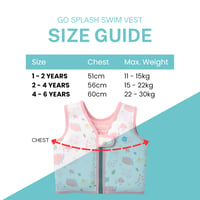 Vestă de înot Splash About Go Splash pentru copii - Forest Walk - mărimea 1-2 ani 6