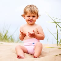 Opakovane použiteľná plavecká plienka Splash About Happy Nappy – veľkosť 12 – 24 mesiacov, vzor Almond Blossom 3