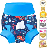 Splash About Happy Nappy Újrahasználható Úszópelenka - 3 - 6 months, 2-Under the Sea 6