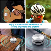 Splenssy Bluetooth csontvezetéses hangszóró beépített mikrofonnal - ezüst 5