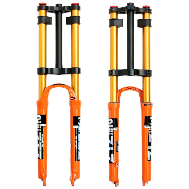 Splumzer DH levegős MTB felfüggesztési villa - 27,5", narancssárga