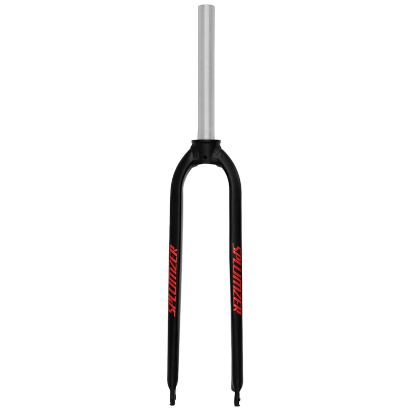 Pevná hliníková vidlica Splumzer MTB na kotúčové brzdy - 26", červená