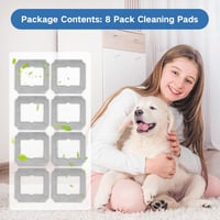 Spofan ECOVACS Winbot Mini tisztítóruha csomag 8db, mosható utántöltő pad 7