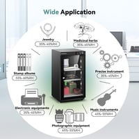 Spolehli 55L Digitális Szárazszekrény LED Világítással Csendes Kamerás Objektívek Tárolásához 6