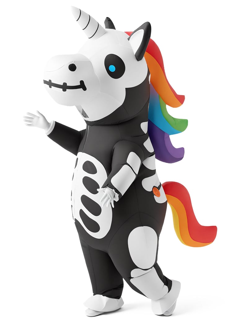 Nafukovací kostým jednorožca Spooktacular Creations pre dospelých