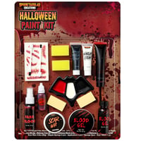 Spooktacular Creations Halloween Sminkkészlet Arcfestékkel és Mesterséges Vérrel 16db 1
