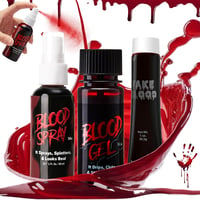 Spooktacular Creations Halloween Vér Szett 3 db - Vér Gél, Spray és Tubus Jelmezhez 1