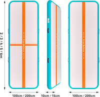 SportBob Airtrack Mat 6mx15 cm Elektromos Pumpával Tornaszőnyeg Jóga Fitness 2