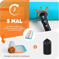 SportBob Airtrack Mat 6mx15 cm Elektromos Pumpával Tornaszőnyeg Jóga Fitness 4